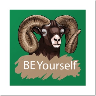 Be Yourself Goat Posters and Art